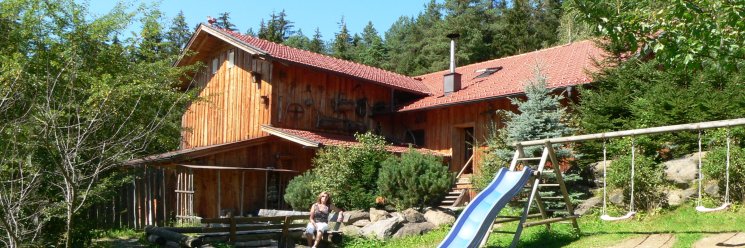 Hütten für Selbstversorger im Bayerischen Wald Ansicht