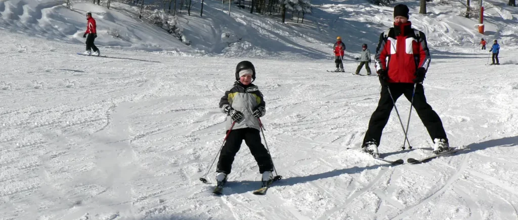 Skifahren am Brotjacklriegel im Bayerischen Wald